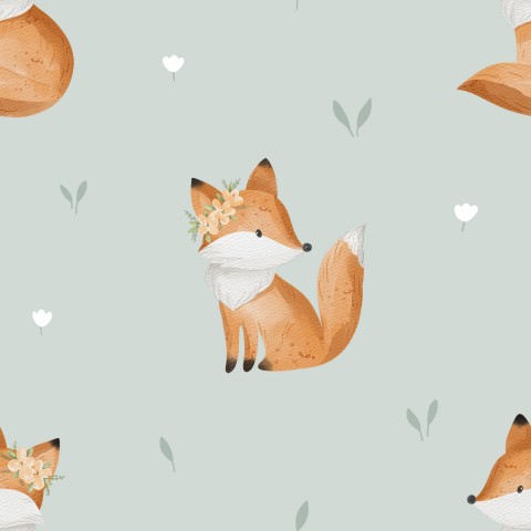 Stoffmuster Fuchs