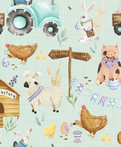Stoffmuster Farm Hasi