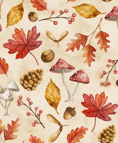 Stoffmuster Herbst Prise