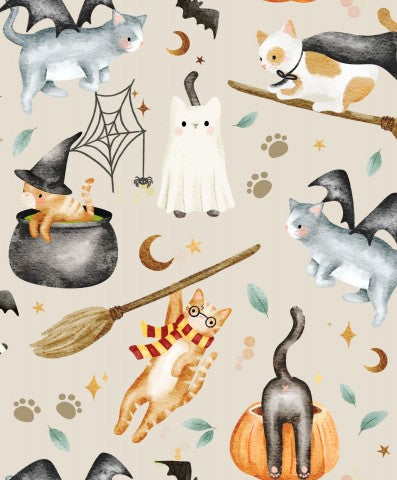 Stoffmuster Katzen Spuuck