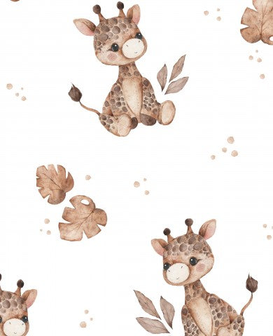 Stoffmuster Giraffe Bruno