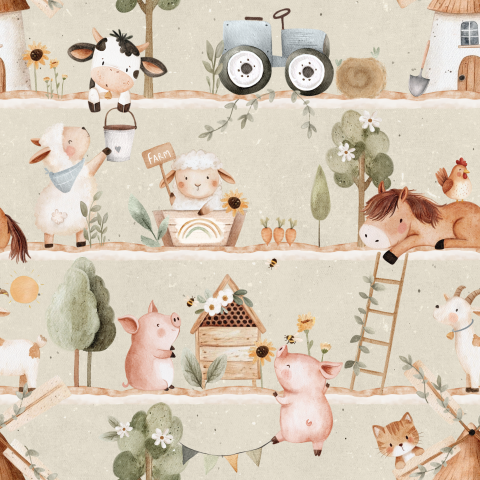 Paperbag Shorts Bauernhof Leiter
