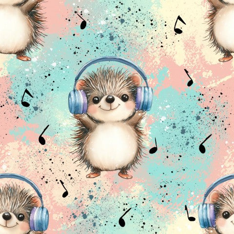 Stoffmuster Exklusiv Igel Sound