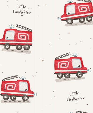 Stoffmuster Tütata Feuerwehr