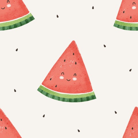 Stoffmuster Melone