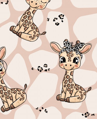 Stoffmuster Giraffe Frieda  Exklusiv
