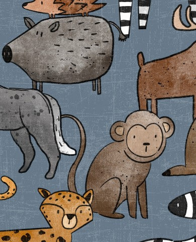 Stoffmuster Exklusiv Wilde Tiere