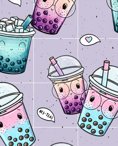 Stoffmuster Exklusiv Bubble Tea