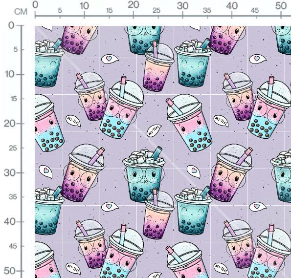 Stoffmuster Exklusiv Bubble Tea
