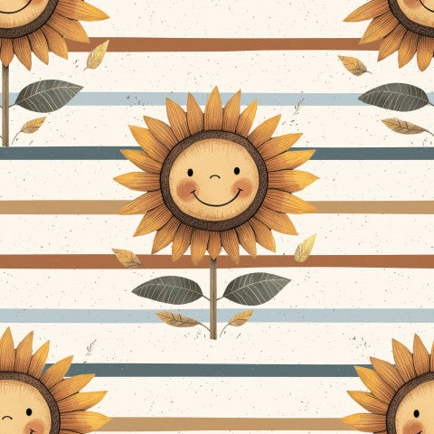 Stoffmuster Exklusiv Sonnenblume