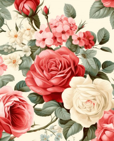 Stoffmuster Rose 2