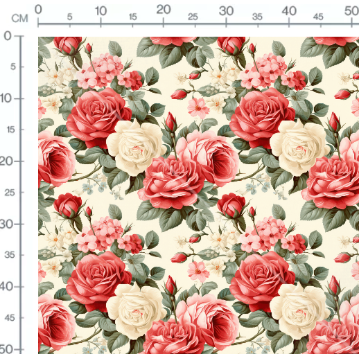Stoffmuster Rose 2
