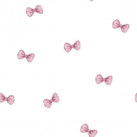 Stoffmuster Schleifchen rosa
