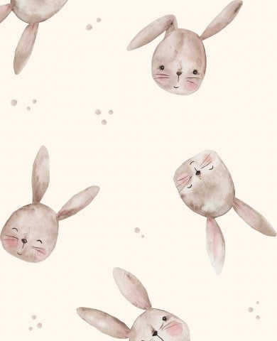 Stoffmuster Hase Schmunzel