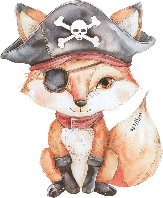Bügelbild Karneval Fuchs