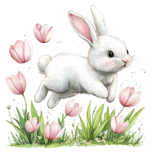 Bügelbild Hase Mella