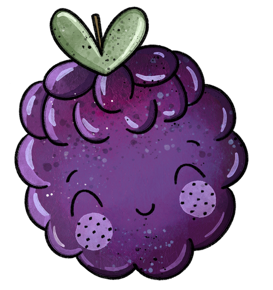Bügelbild Brombeere
