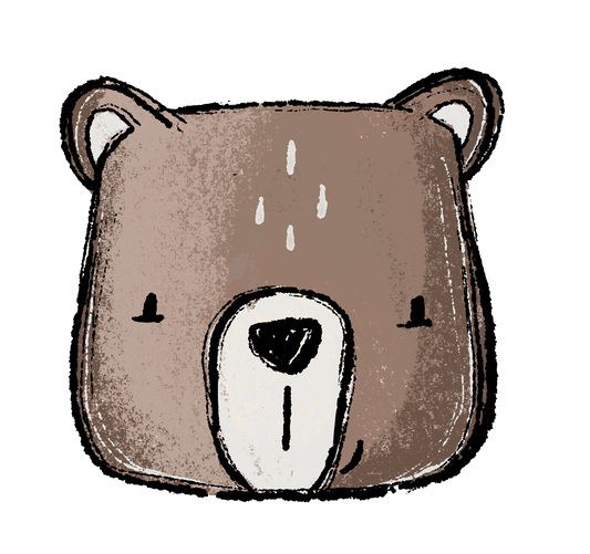 Bügelbild Bär 2