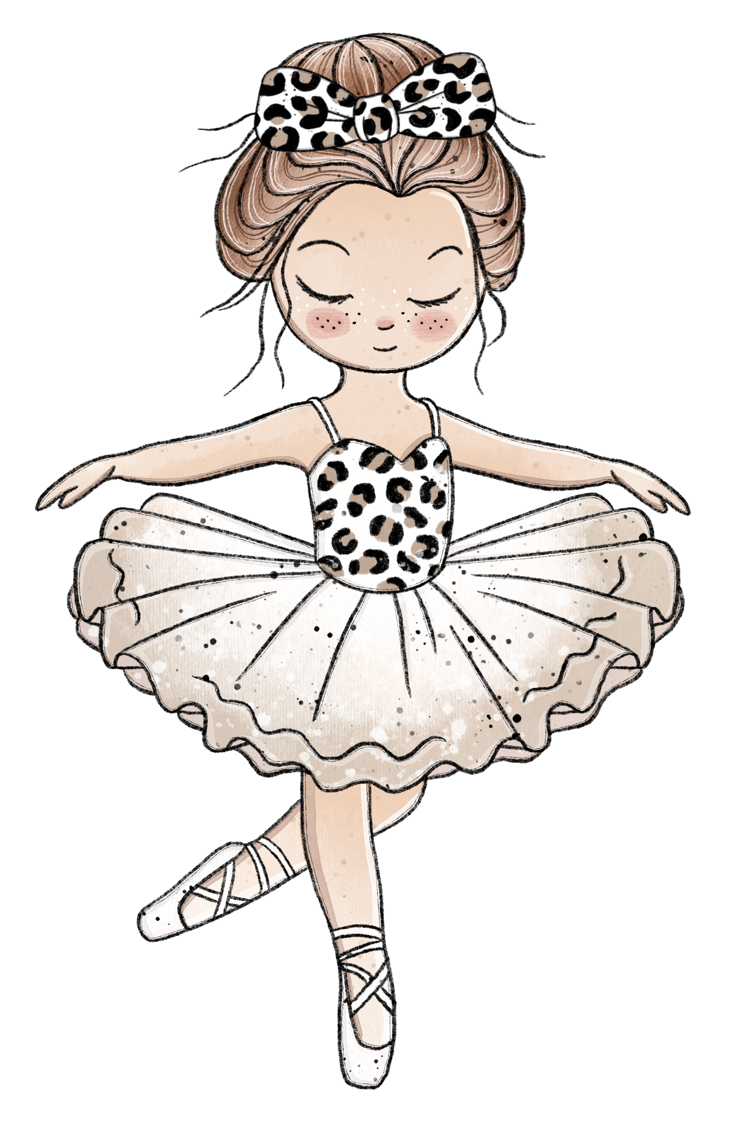 Bügelbild Ballerina 2