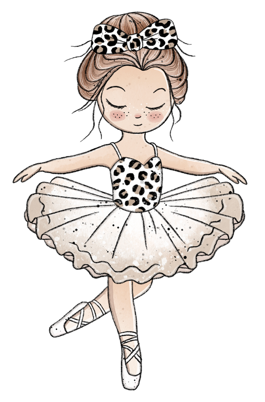 Bügelbild Ballerina 2