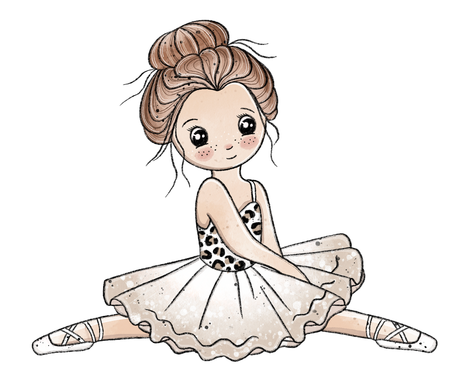 Bügelbild Ballerina 4