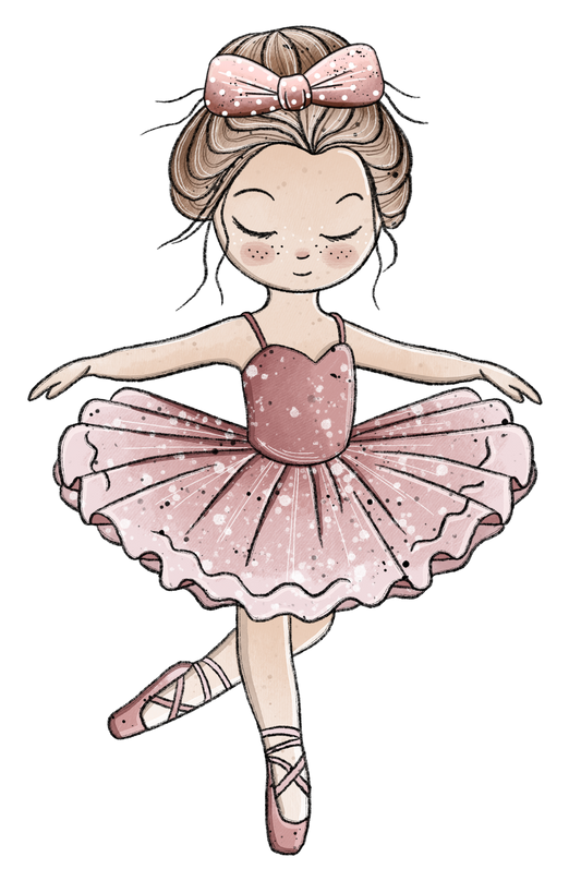 Bügelbild Ballerina 1