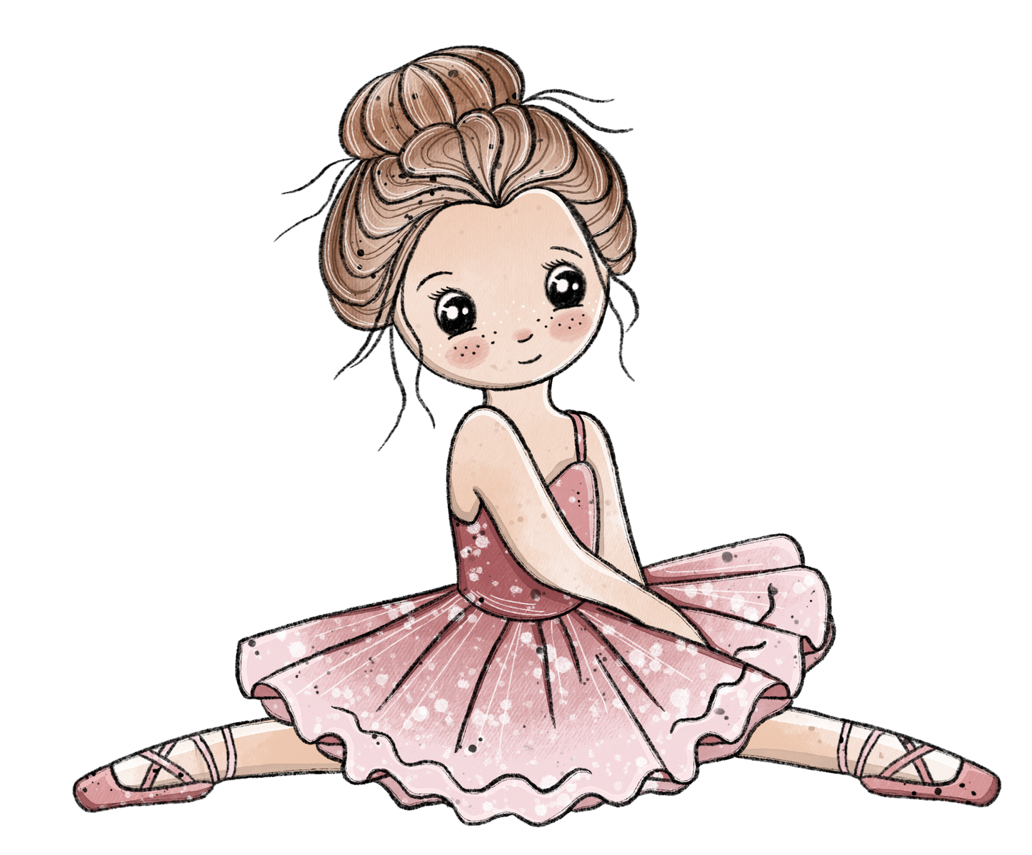 Bügelbild Ballerina 3