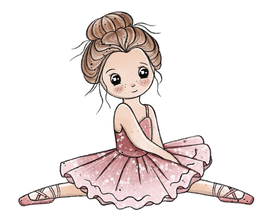 Bügelbild Ballerina 3