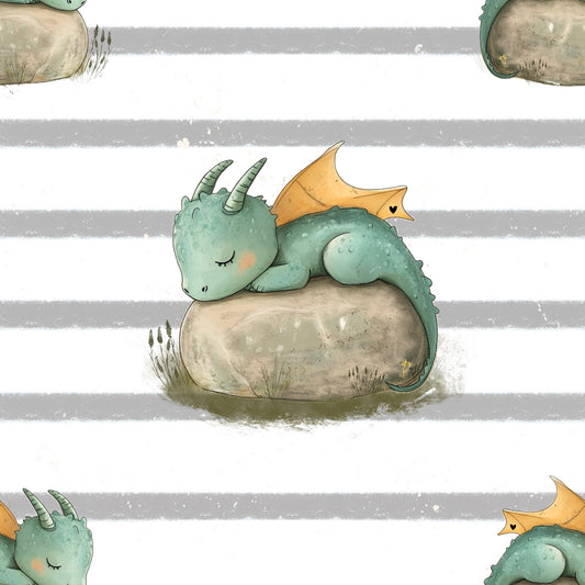 Stoffmuster Exklusiv little Dragon