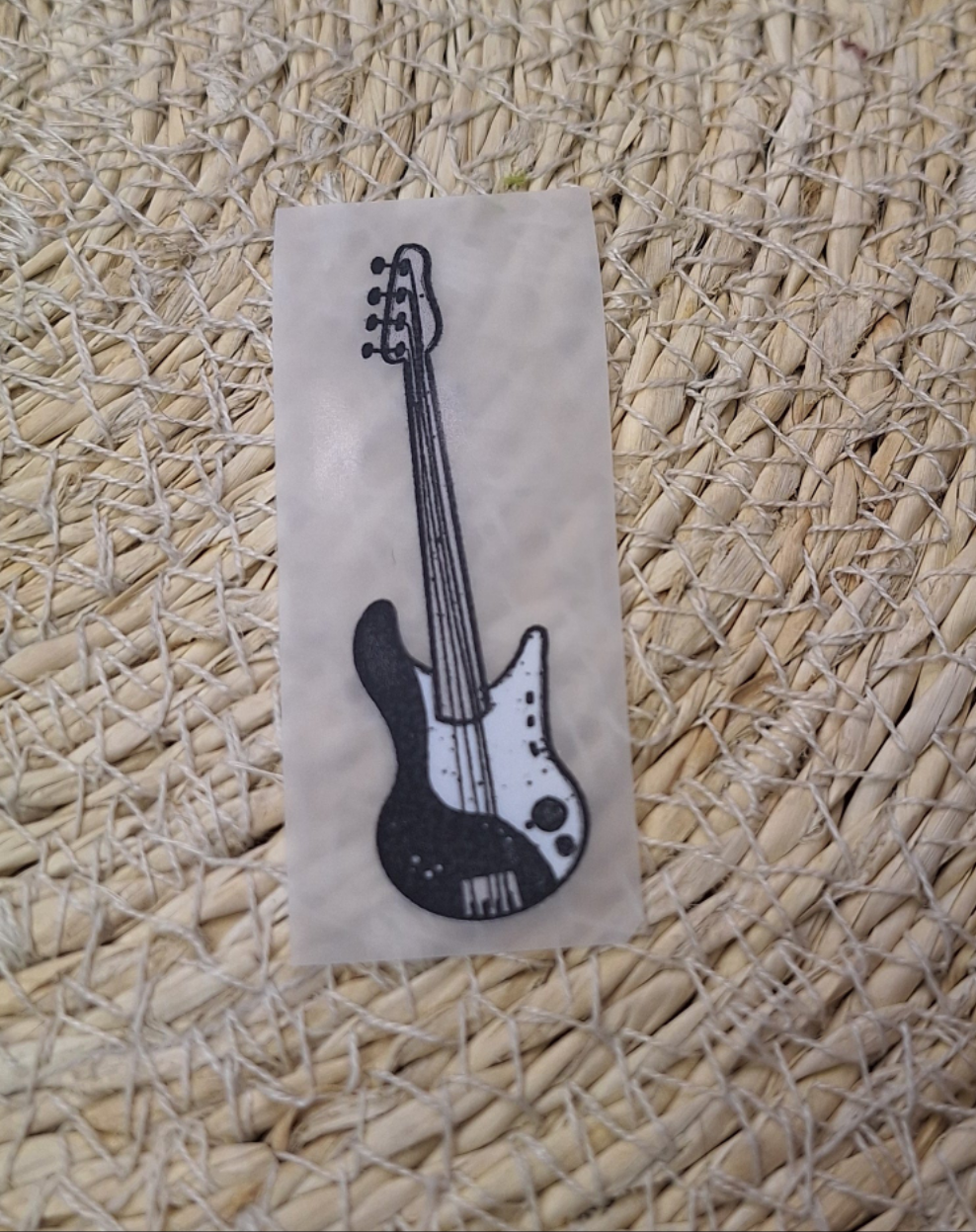 Bügelbild E-Gitarre