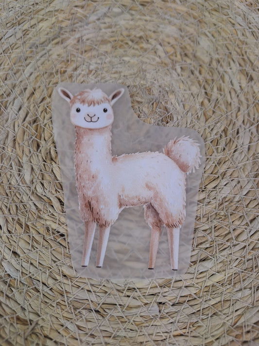 Bügelbild Lama