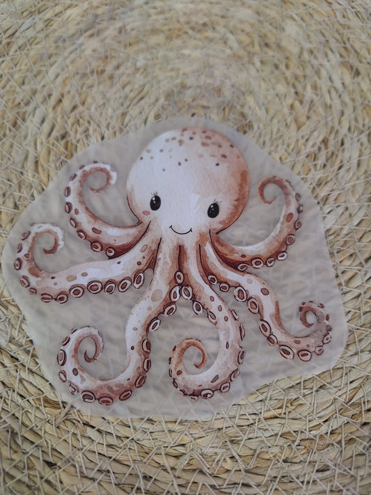 Bügelbild Tinti Tintenfisch