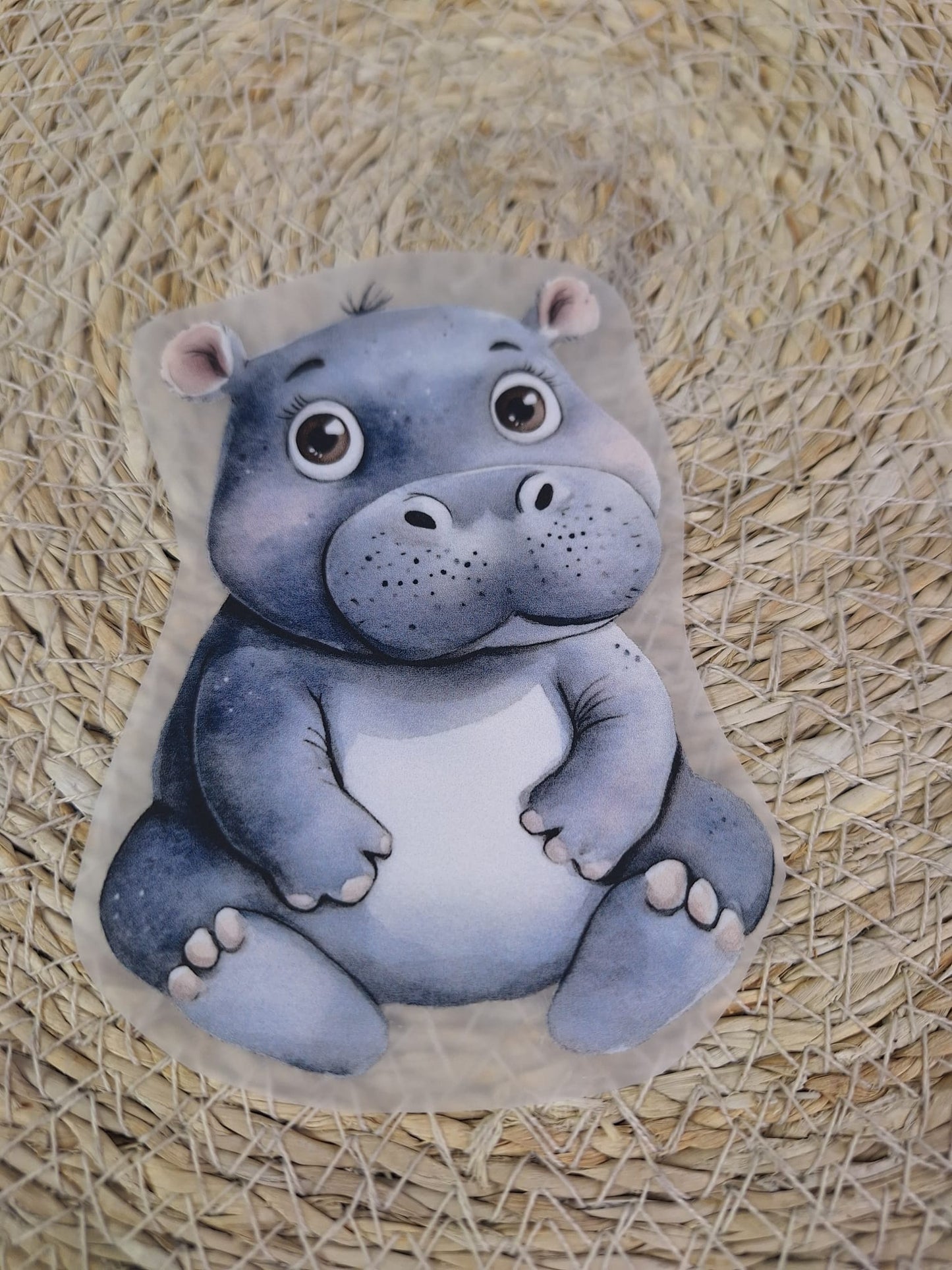 Bügelbild Nilpferd