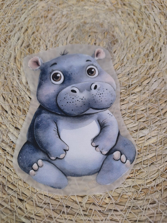 Bügelbild Nilpferd
