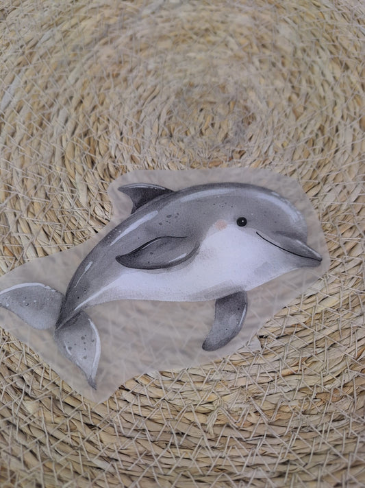 Bügelbild Delphin