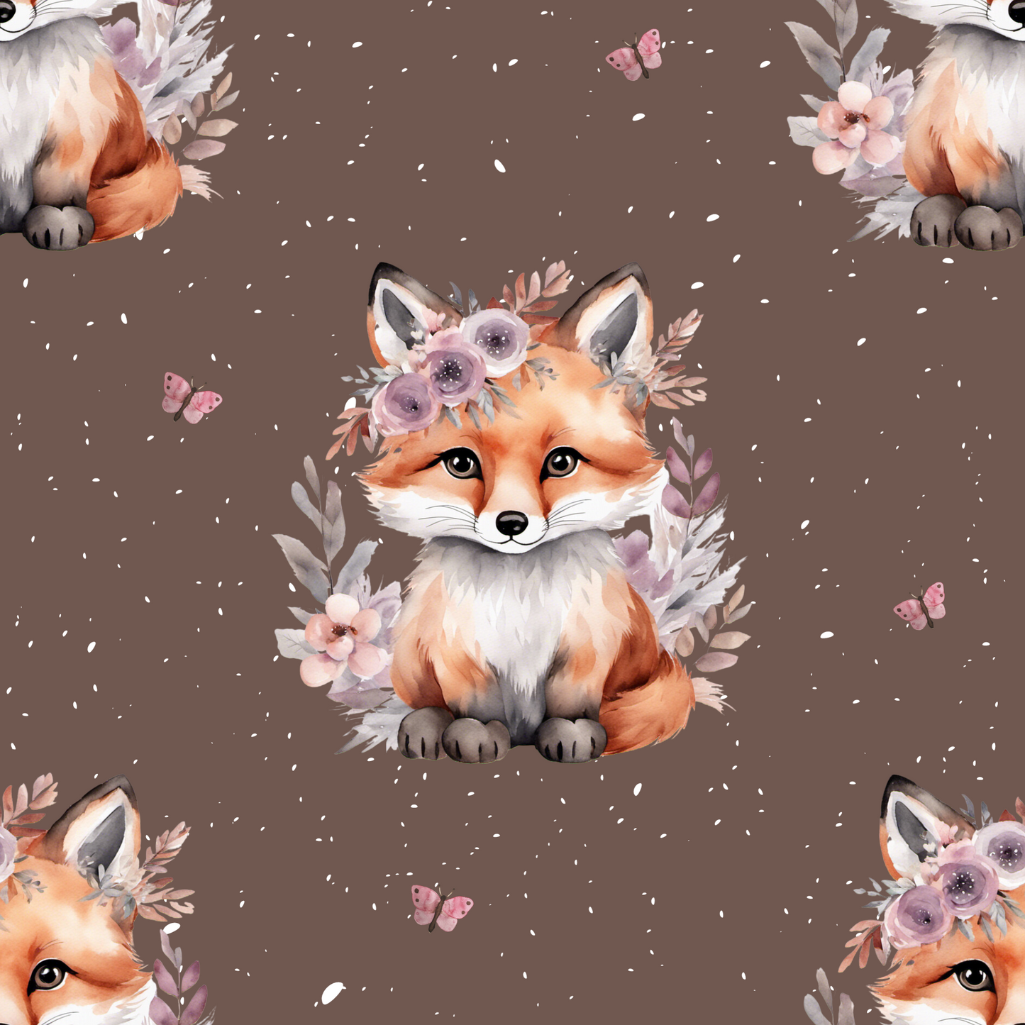 Stoffmuster Exklusiv Boho Fuchs