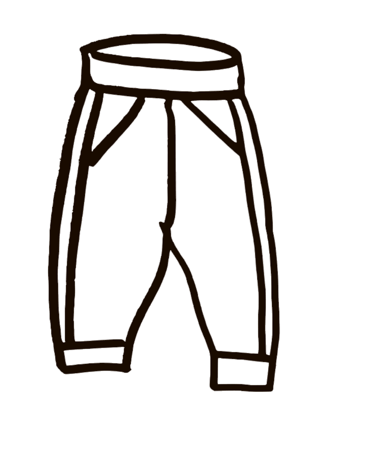 Joggerhose Streifen Dino Car Liebe