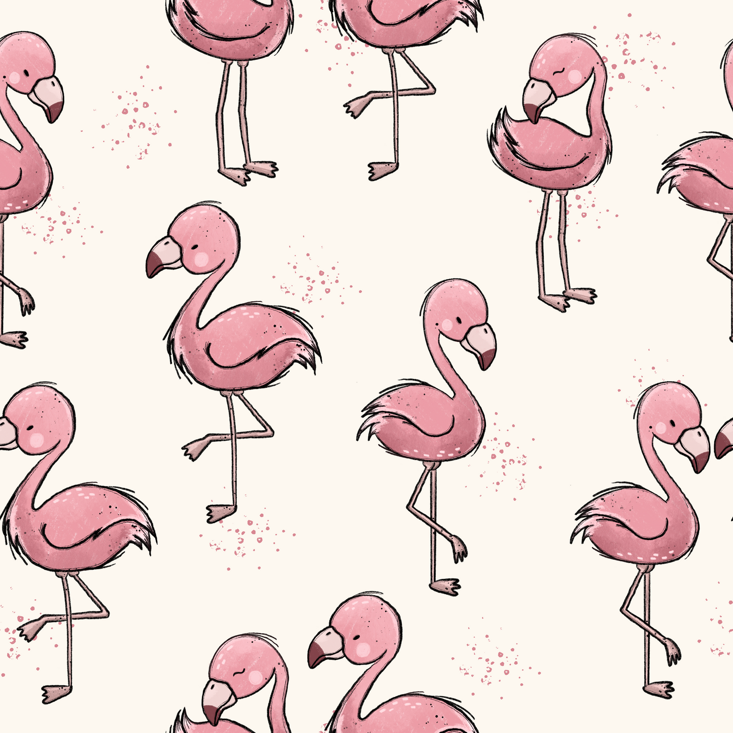 Eigenproduktion Vorbestellung 0,5 Meter Flamingo