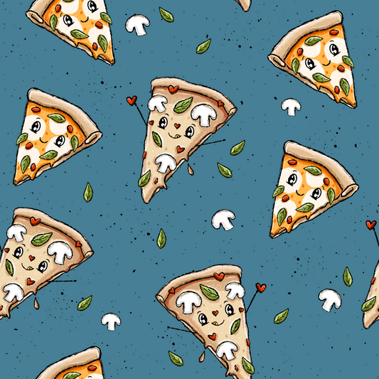 EP Pizza blau French Terry
