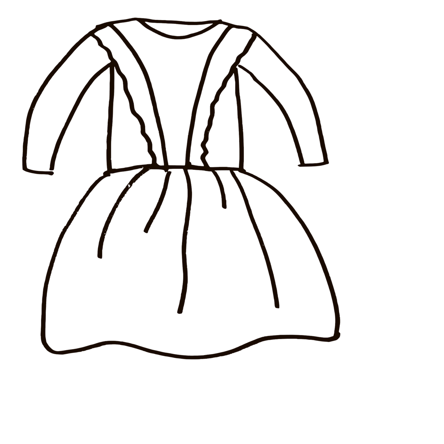 Rüschenkleid Dino Car Liebe