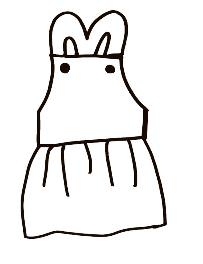 Latzkleid Dino Car Liebe