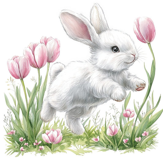 Bügelbild Hase Klara