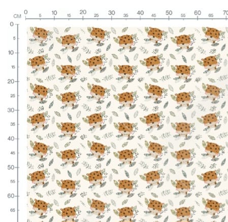Stoffmuster Safari Leo