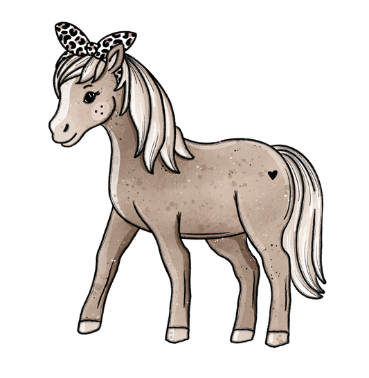 Bügelbild Pony Leo 2