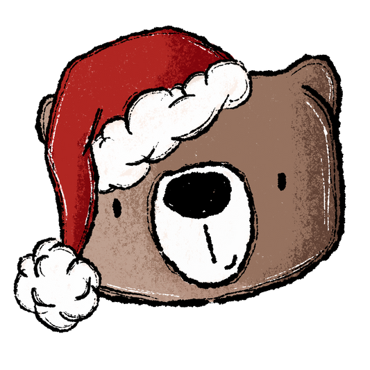 Bügelbild Bear XMas