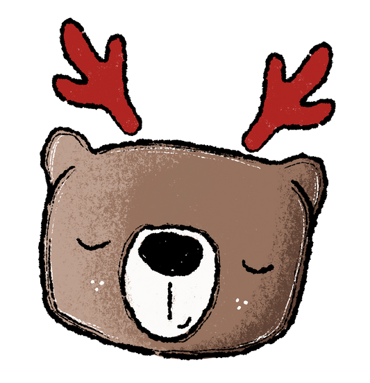 Bügelbild Bear XMas 1