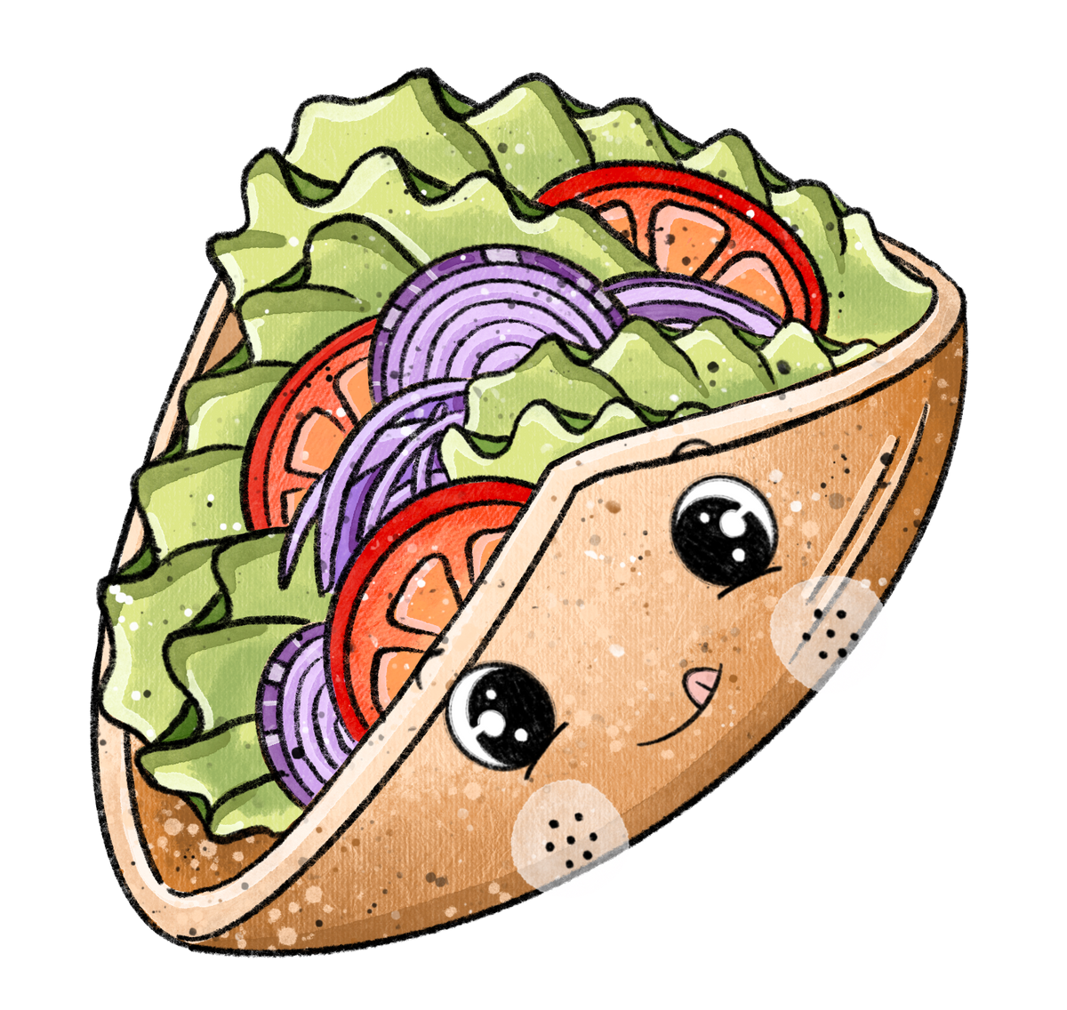 Bügelbild Döner 1