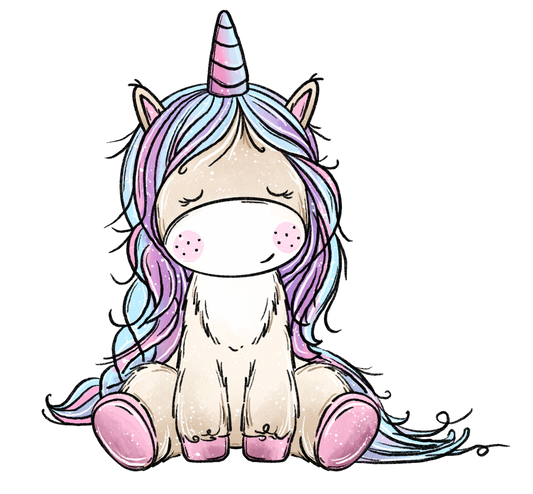 Bügelbild Einhorn 1
