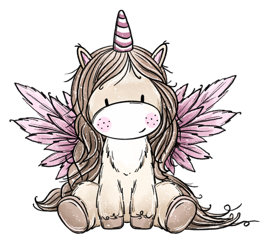 Bügelbild Einhorn 2