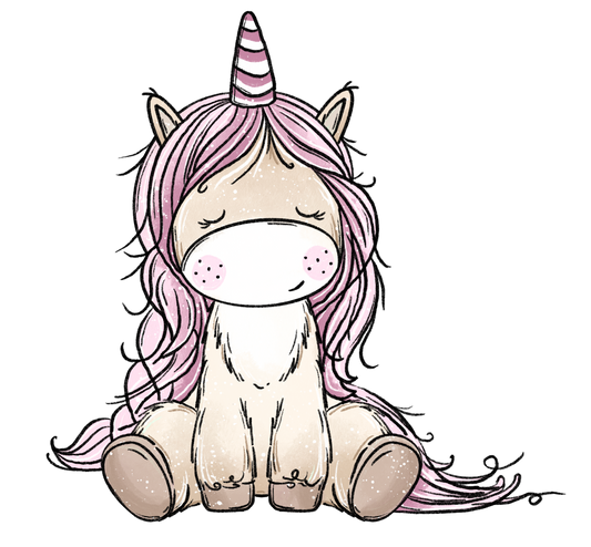 Bügelbild Einhorn 3